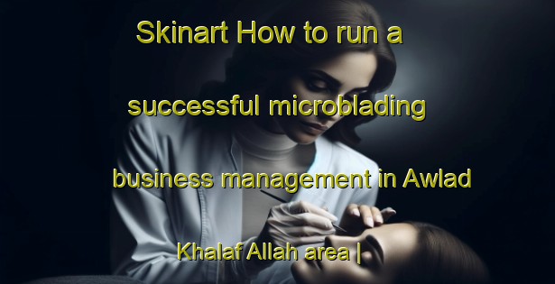 Skinart How to run a successful microblading business management in Awlad Khalaf Allah area | MicrobladingTraining | MicrobladingClasses | SkinartTraining-Libya